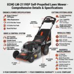 Echo LM-2119SP 21″ Self-Propelled Lawn Mowers - Image 4