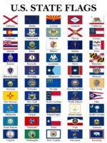 American 50 State Flags Complete Set 5'x8' One of Each USA States - Image 5