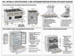 ZLINE Autograph Edition Kitchen Package with Stainless Steel Dual Fuel Range, Range Hood and Dishwasher - Image 4