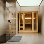 Auburn 2-3 Person Indoor Sauna – Compact & Stylish Door / 6kW KIP Smart Heater + Fenix